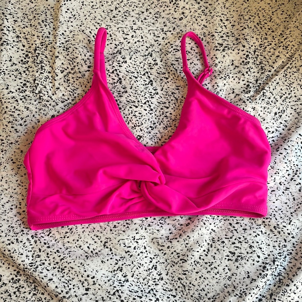 NWOT Shein Hot Pink Bikini Top